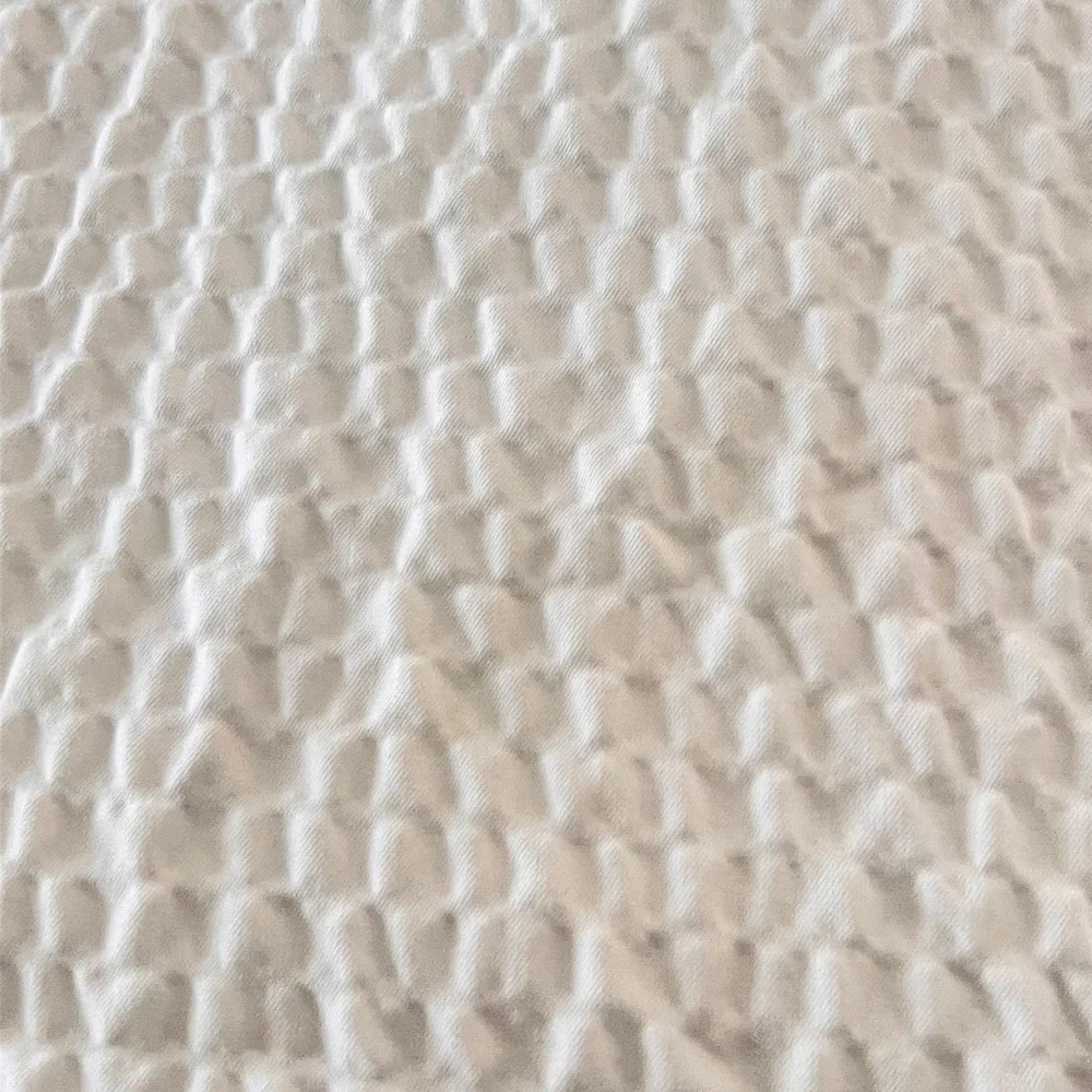 Standard Textile Cumulus Queen Top Duvet Cover Centium Core No Iron Ripple White